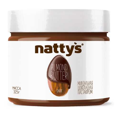 Паста Nattys Dark миндальная с какао и мёдом 325 г
