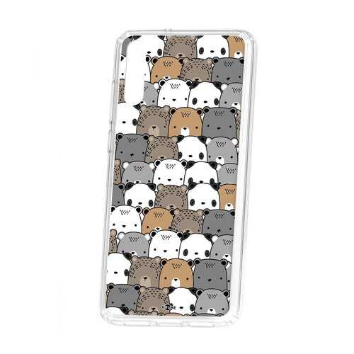 Чехол Kruche Huawei P20 Print Медвежата