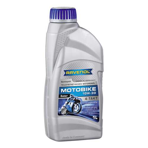 Моторное масло Ravenol Motobike 4-T Ester 10W-30 1л