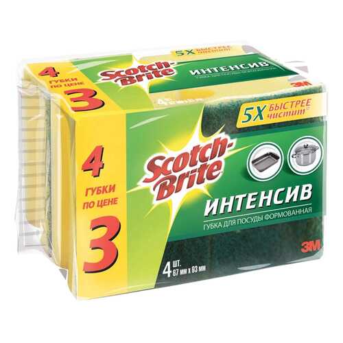 Губка Scotch-Brite HD-N-7090-4