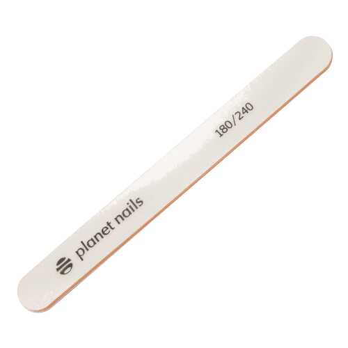 Пилка Planet Nails Mylar стандартная, 180/240 Белая