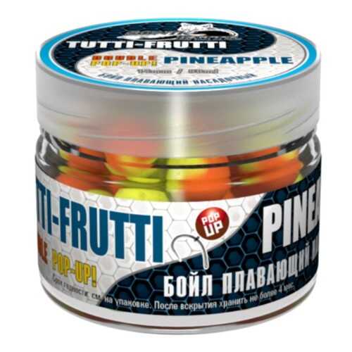 Бойлы насадочные плавающие Sonik Baits Tutti FRUTTI-Pineapple Fluo Pop-ups 14 мм 90 мл