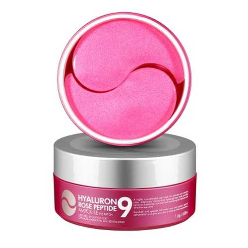 Патчи с пептидами и болгарской розой MEDI-PEEL Hyaluron Rose Peptide 9 Ampoule Eye Patch