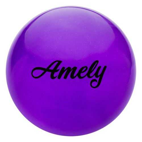 Мяч гимнастический Amely AGB-102, фиолетовый, 15 см