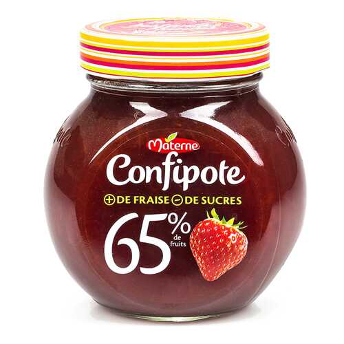 Варенье Confipote из клубники 65% фруктов, MATERNE, 350 г, Франция