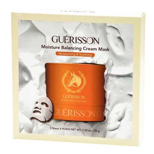 Маска для лица Guerisson Moisture Balancing Cream mask увлажняющая и балансирующая 5 шт