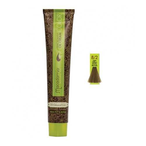 Краска для волос Macadamia Oil Cream Color 8/2 Светлый зеленый блондин 100 мл