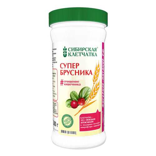 Клетчатка Сибирская супербрусника 280 г