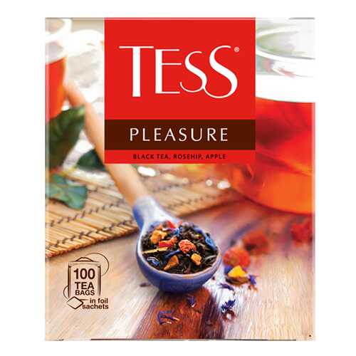 Чай черный Tess Pleasure 100 пакетиков