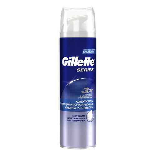 Пена для бритья Gillette Series Питающая и тонизирующая 250 мл