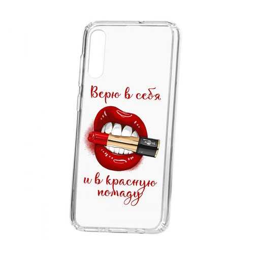 Чехол Kruche Samsung Galaxy A70 Print Red lipstick