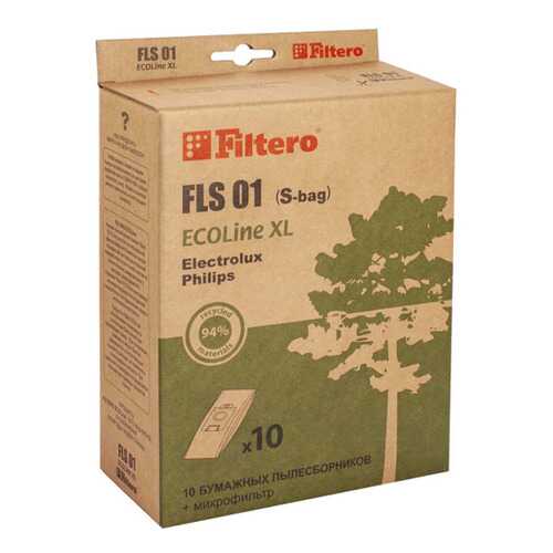 Пылесборник для пылесоса Filtero FLS 01 (S-bag) ECOLine XL 10 шт
