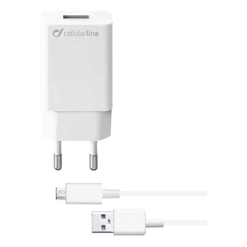 Сетевое зарядное устройство Cellular Line 10W MICRO USB SAMSUNG White