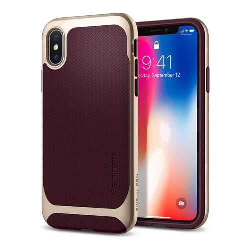 Чехол Spigen Neo Hybrid для Apple iPhone X/Xs Burgundy (057CS22168)