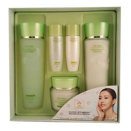 Наборы косметики для лица 3W Clinic Aloe Full Water Activating Skin 3 Kit Set