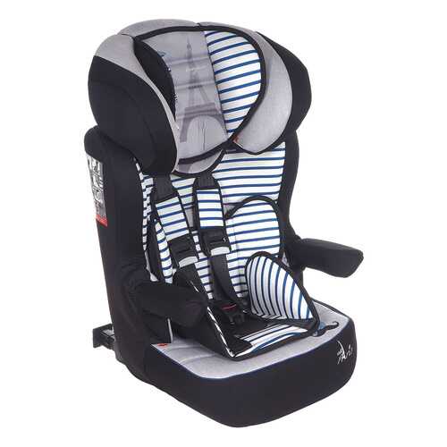 Автокресло Nania Myla Isofix Bonjour группа 1/2/3, Черный-Синий