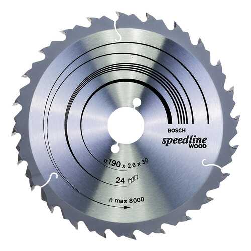 Диск по дереву Bosch STD SWO 190x30-24T 2608640801
