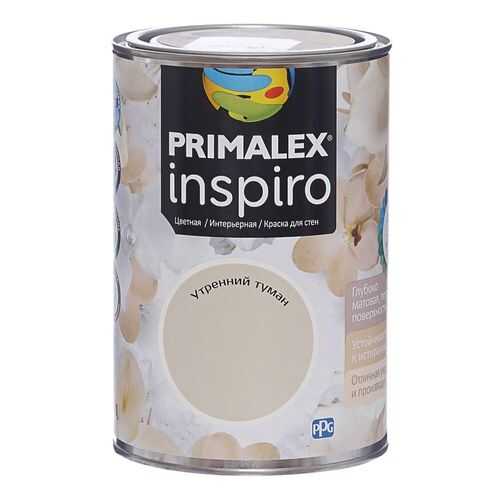 Краска для внутренних работ Primalex Inspiro 1л УтреннийТуман, 420102