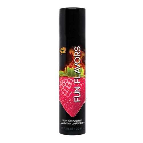 Разогревающий лубрикант Fun Flavors 4-in-1 Sexy Strawberry с ароматом клубники 30 мл.
