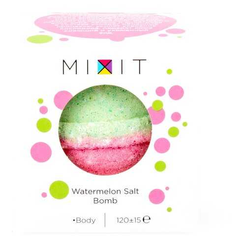 Бурлящий шар для ванны Mixit Watermelon Salt Bomb с арбузным ароматом 120 г