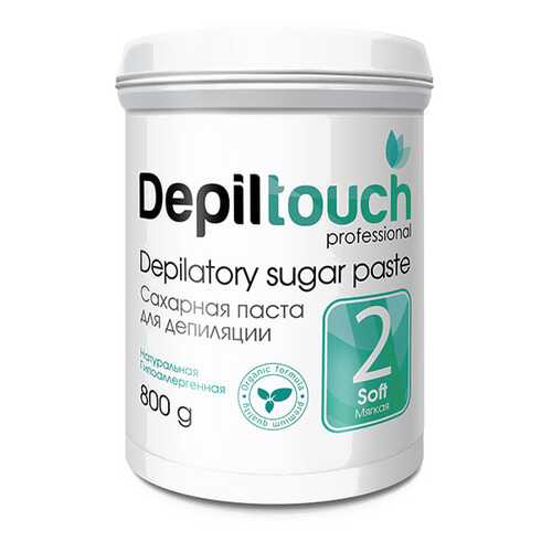 Сахарная паста для депиляции Depiltouch Depilatory Sugar Paste Soft №2 мягкая, 800 гр