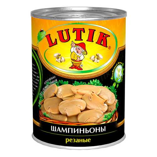 Шампиньоны Lutik резаные 425 г ж/б Китай