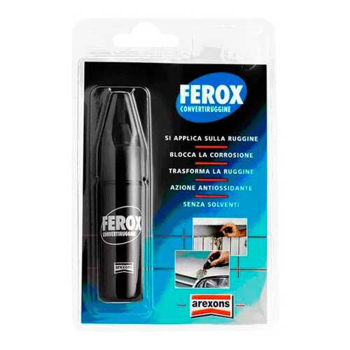 Преобразователь ржавчины в грунт AREXONS Ferox. с кисточкой . 15 мл.
