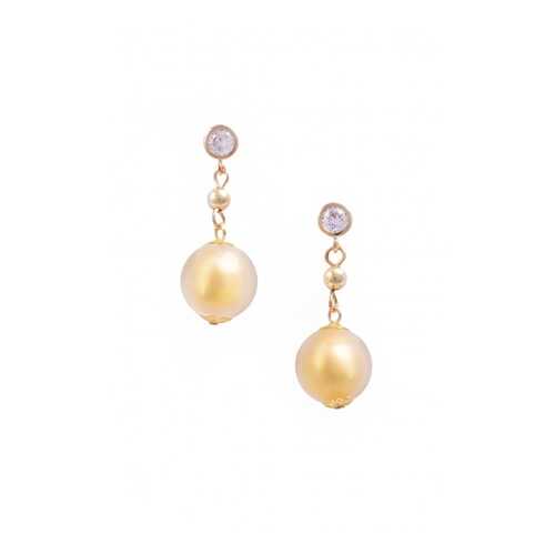 Серьги Perla Appeso Matt 09030733 золотистые