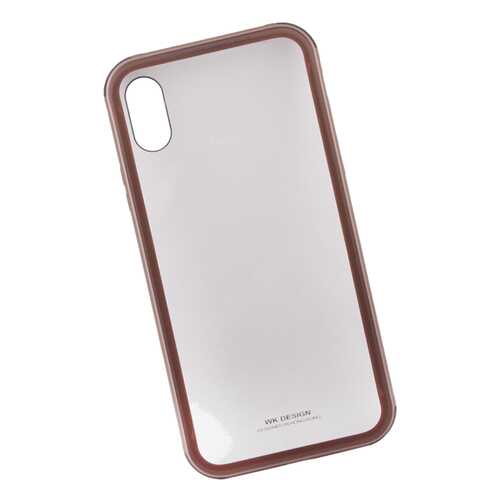 Чехол для iPhone X WK-Kingkong Series Glass Case (золотой)