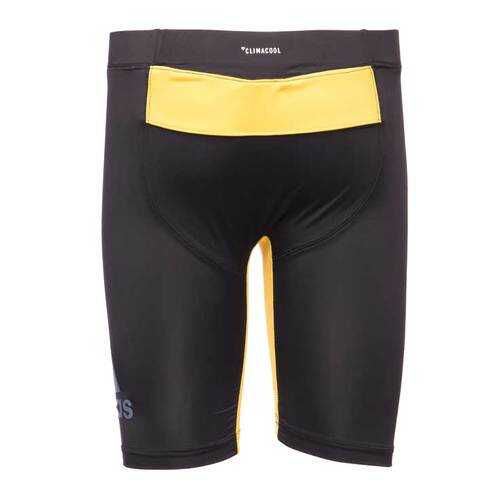 Шорты компрессионные Adidas Training Vale Tudo Short MMA черно-желтые XL
