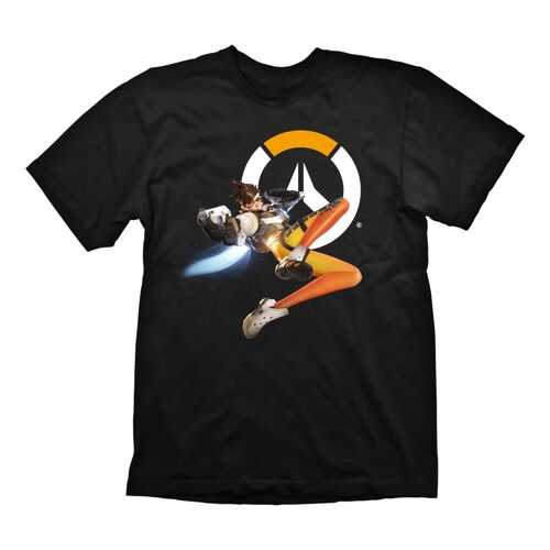 Футболка мужская Gaya Entertainment Overwatch Tracer Hero черная S