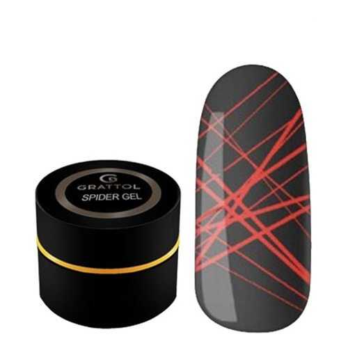 Grattol Гель-краска Spider Gel Red