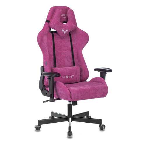 Кресло игровое Бюрократ VIKING KNIGHT LT15 FABRIC малиновый крестовина металл