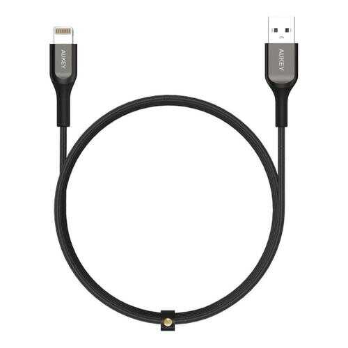 Кабель Aukey Kevlar USB-A/Lightning 2m Black (CB-AKL2-BL)