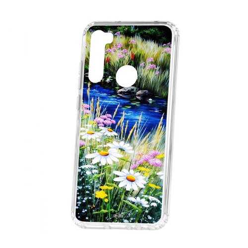 Чехол Kruche Xiaomi Redmi Note 8T Print Ромашки у ручья