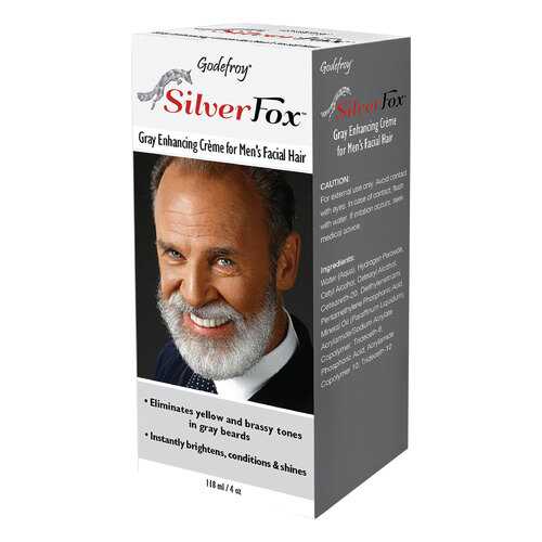 Крем оттеняющий для седой бороды Godefroy SilverFox, 89 мл