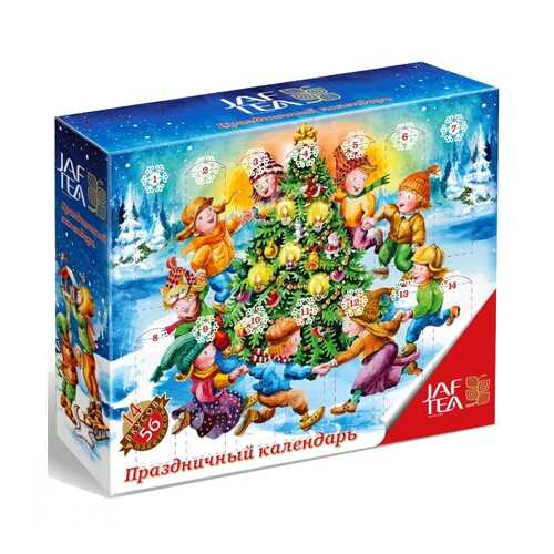Чай Jaf Tea Celebration Calendar чай с добавками 14 вкусов по 4 пакетика