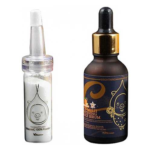Наборы косметики для лица Elizavecca Vitamin C 100% Powder 12 гр + Vita Multi Serum 30 мл