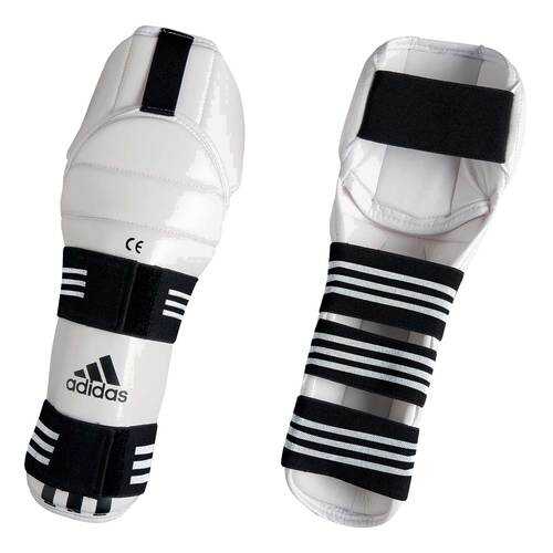 Защита голени и колена для тхэквондо Adidas WTF Shin & Knee Pad Protector белая S