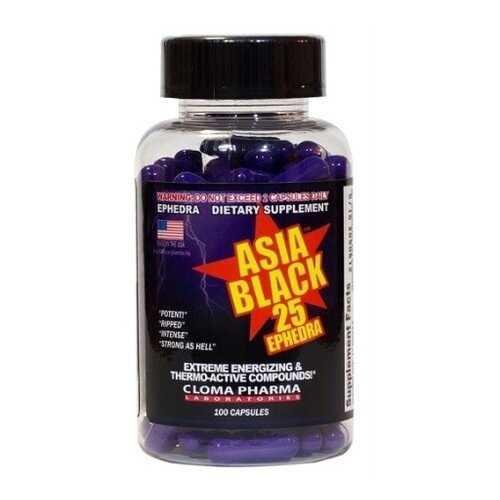 Жиросжигатель Cloma Pharma Asia Black, 100 капсул