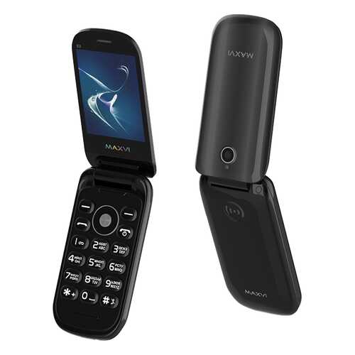 Мобильный телефон Maxvi E3 Radiance Black