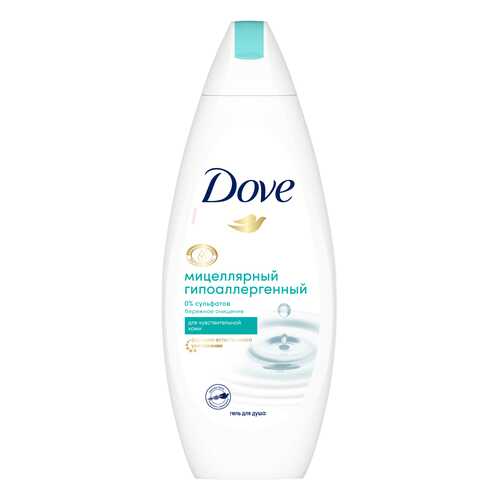 Крем-Гель для душа Dove гипоаллергенный для чувствительной кожи 250 мл