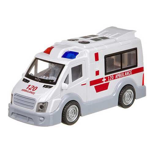 Автобус инерционный Yako Toys серия На земле, В небе, На море скорая помощь