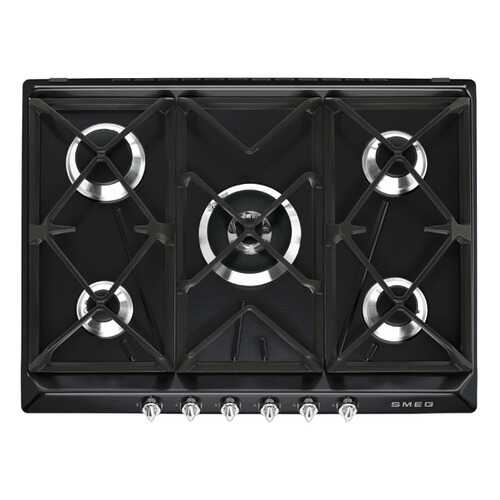 Встраиваемая варочная панель газовая Smeg SR975NGH Black