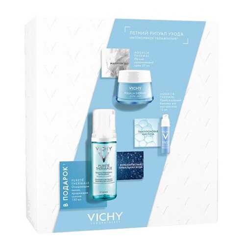 Набор средств по уходу за лицом Vichy AQUALIA крем 50мл+бальзам для глаз 15мл+пенка 150мл