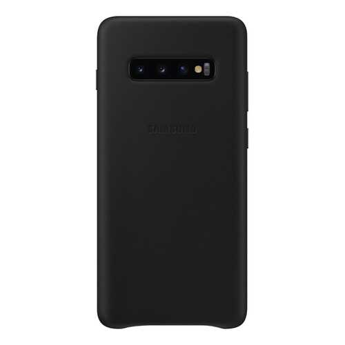 Чехол Samsung Leather Cover для Galaxy S10 Plus Black