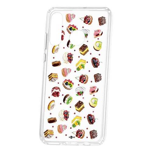 Чехол Kruche Huawei P30 Lite Print Cake