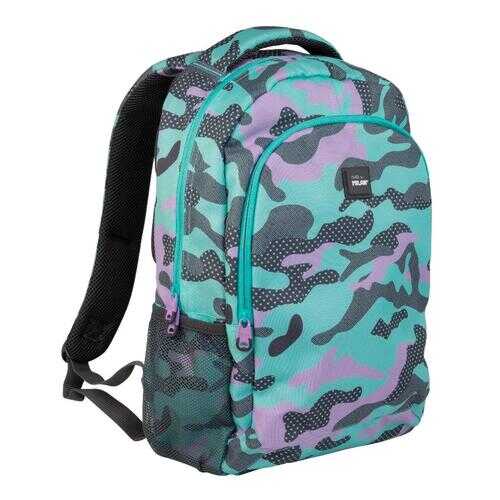 Рюкзак детский Milan Turquoise Camouflage, 45х30х12 см, бирюзовый