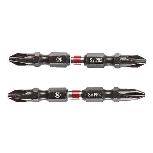 Бита Hammer Flex 203-176 PH-2*PH2 двусторонняя 65мм, 2шт, 362946