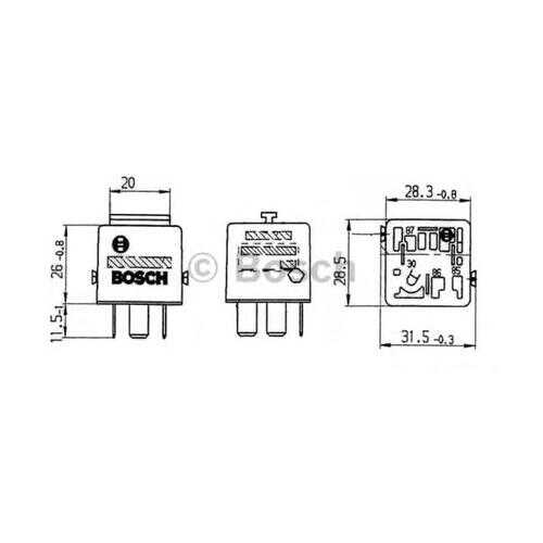Реле Bosch 0332019456